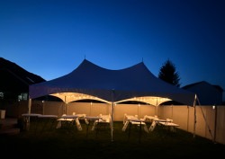 20x30 Tent , table , chair package